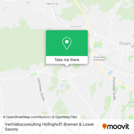 Vertriebsconsulting Höfinghoff map
