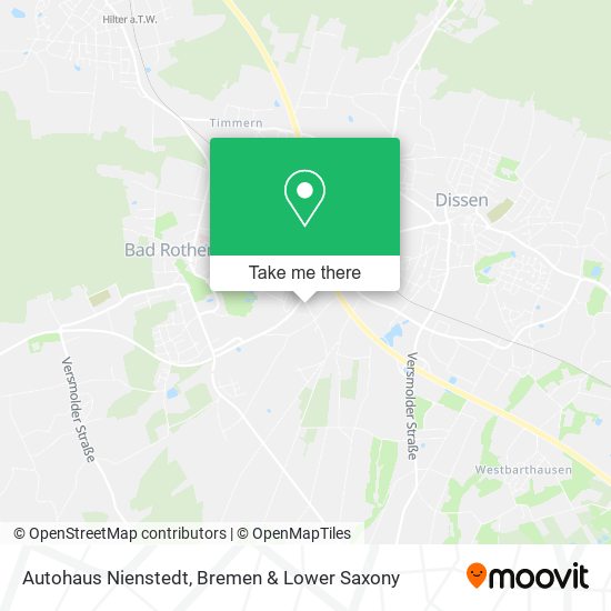 Autohaus Nienstedt map