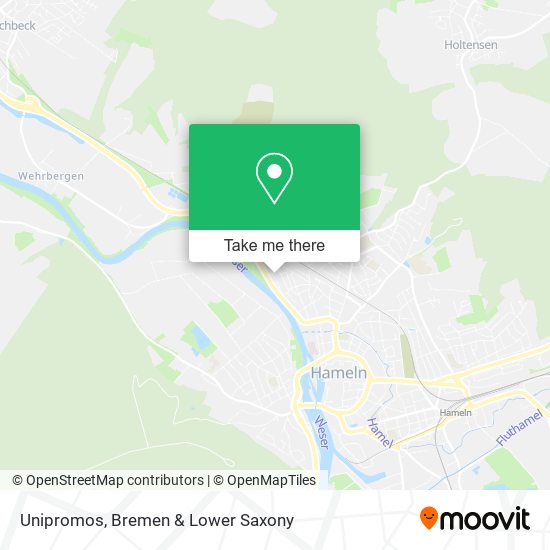 Unipromos map