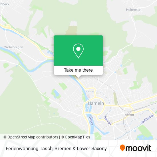 Ferienwohnung Täsch map