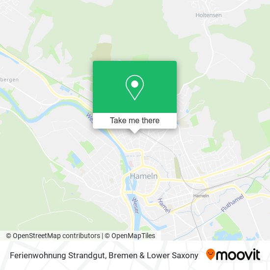 Ferienwohnung Strandgut map