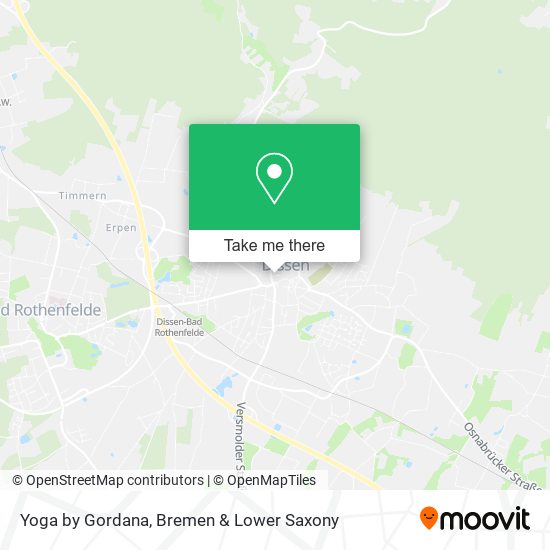 Yoga by Gordana map