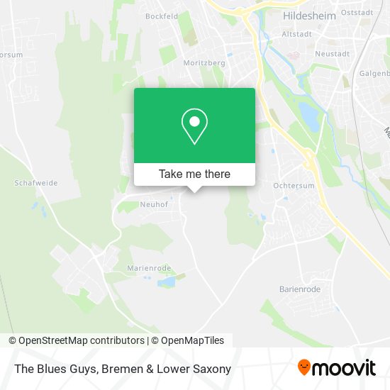 The Blues Guys map
