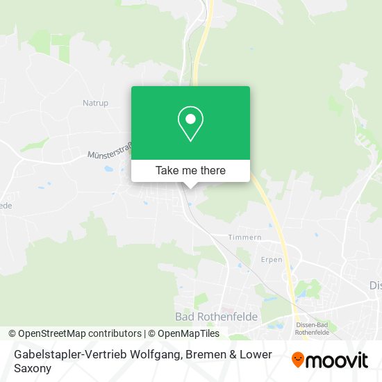 Gabelstapler-Vertrieb Wolfgang map