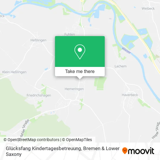 Карта Glücksfang Kindertagesbetreuung