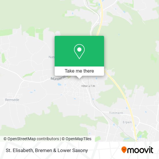 St. Elisabeth map