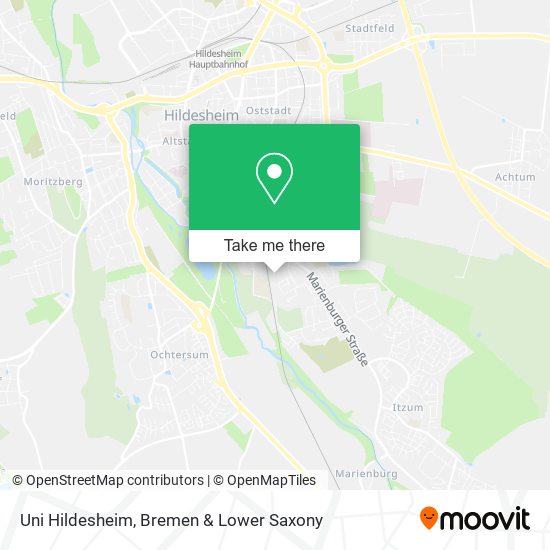 Uni Hildesheim map