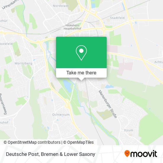 Deutsche Post map