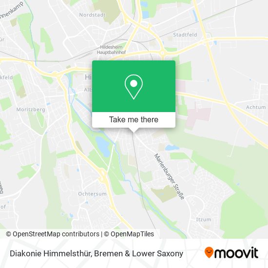 Diakonie Himmelsthür map