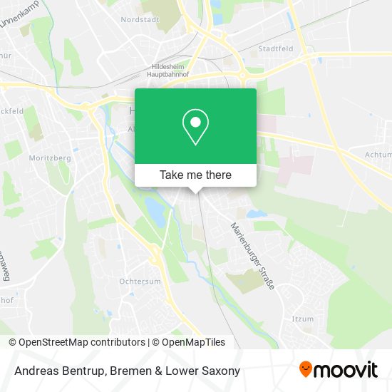 Andreas Bentrup map