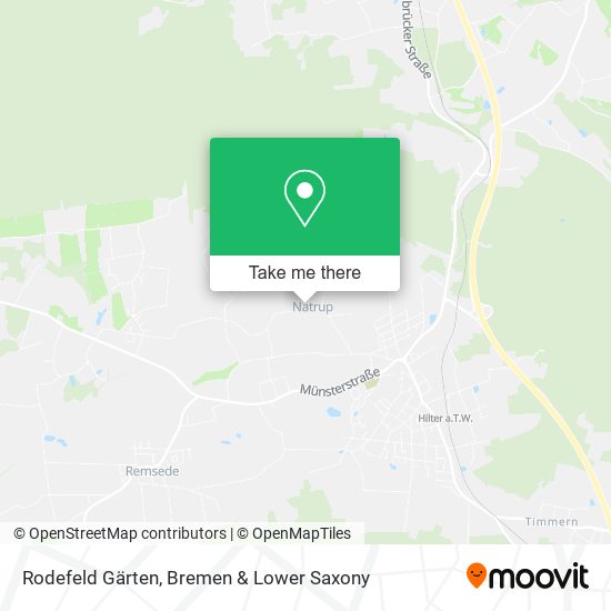 Rodefeld Gärten map