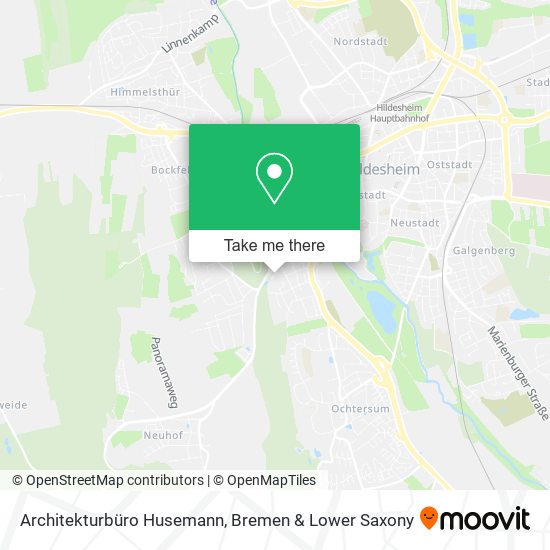 Architekturbüro Husemann map