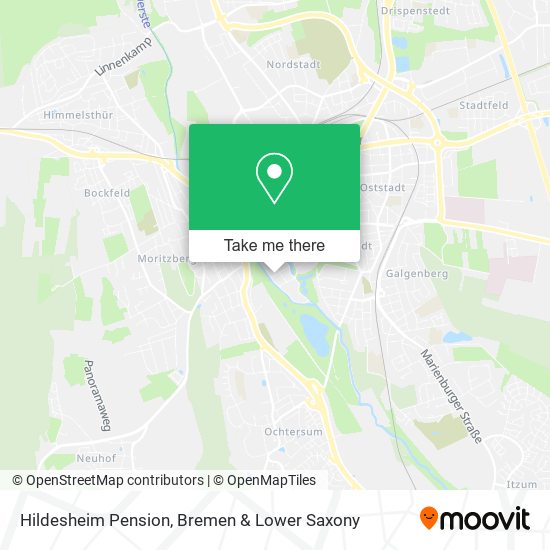 Hildesheim Pension map