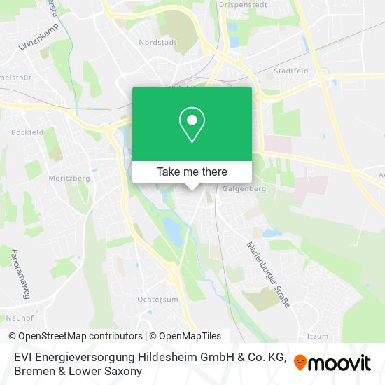 Карта EVI Energieversorgung Hildesheim GmbH & Co. KG