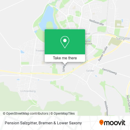 Pension Salzgitter map