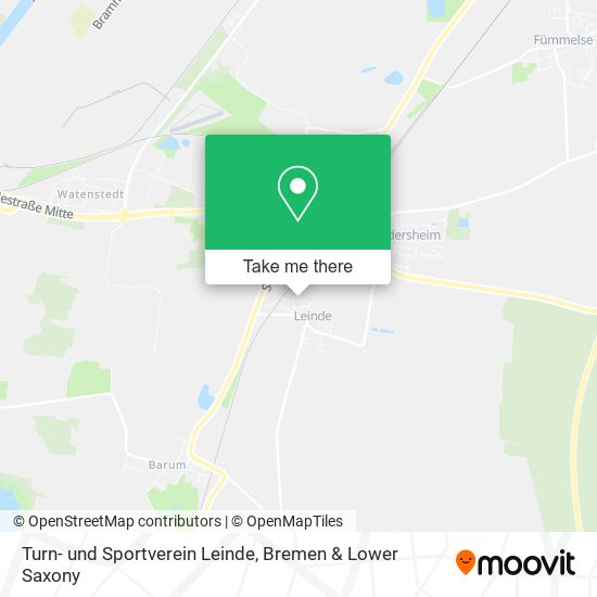 Turn- und Sportverein Leinde map