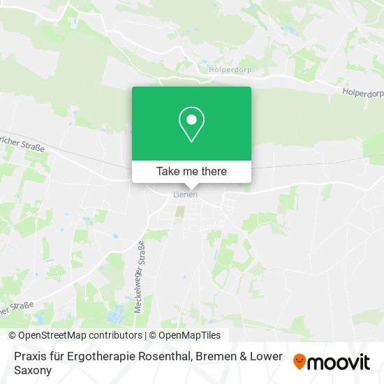 Praxis für Ergotherapie Rosenthal map