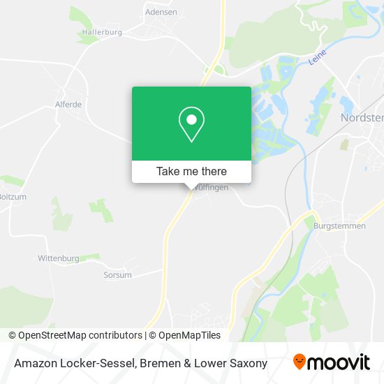 Amazon Locker-Sessel map