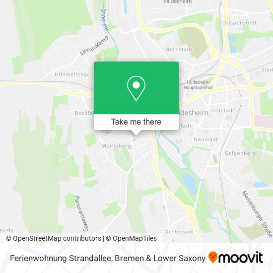Ferienwohnung Strandallee map
