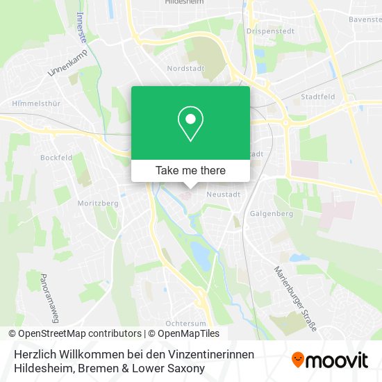 Herzlich Willkommen bei den Vinzentinerinnen Hildesheim map