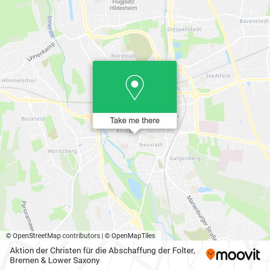 Aktion der Christen für die Abschaffung der Folter map