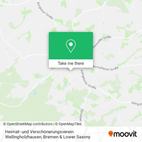 Heimat- und Verschönerungsverein Wellingholzhausen map