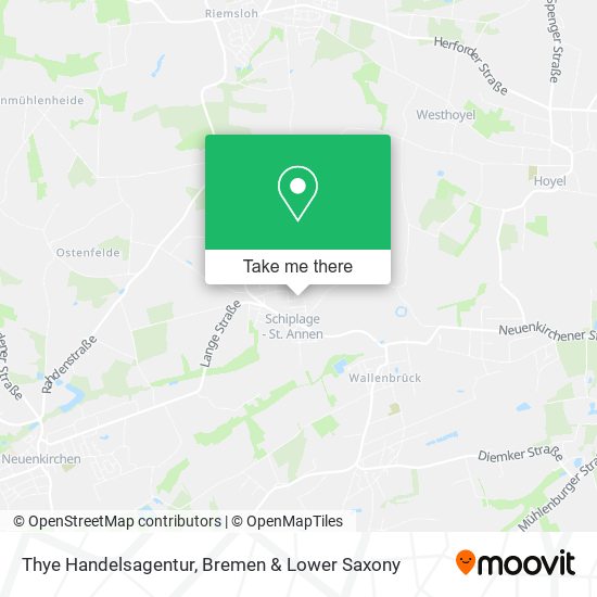 Thye Handelsagentur map