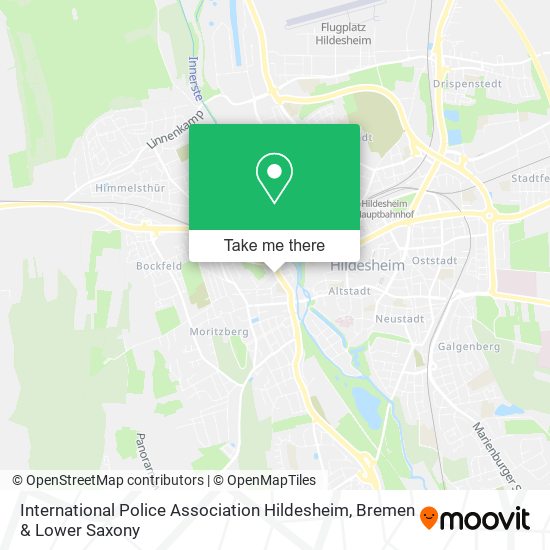 International Police Association Hildesheim map