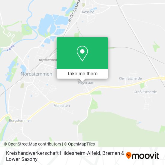 Kreishandwerkerschaft Hildesheim-Alfeld map
