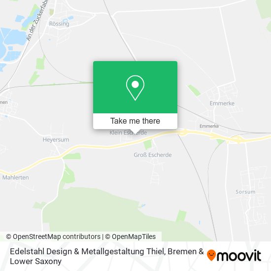 Edelstahl Design & Metallgestaltung Thiel map