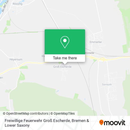 Freiwillige Feuerwehr Groß Escherde map