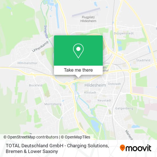 TOTAL Deutschland GmbH - Charging Solutions map