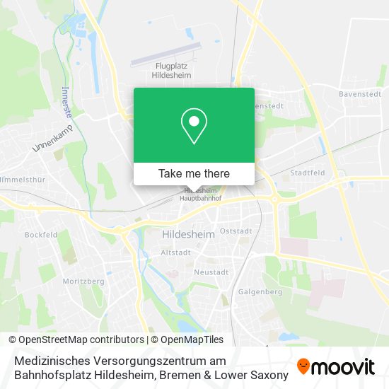 Medizinisches Versorgungszentrum am Bahnhofsplatz Hildesheim map