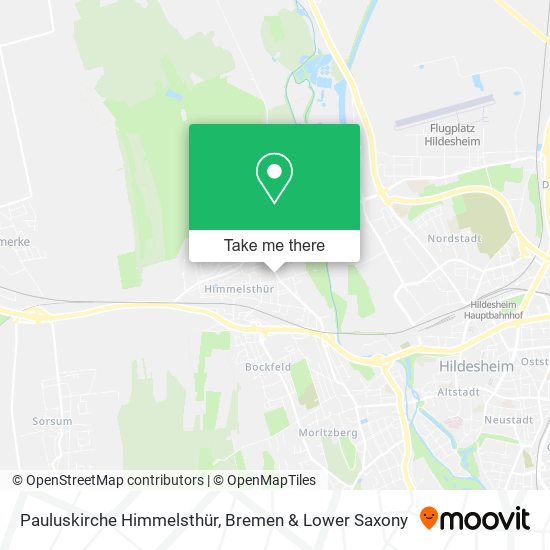 Pauluskirche Himmelsthür map