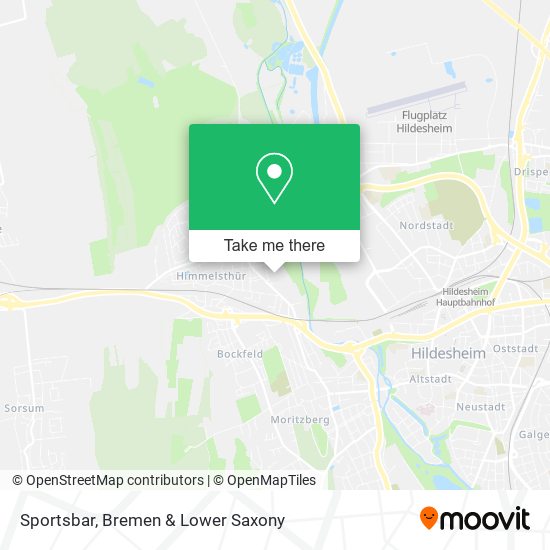 Sportsbar map