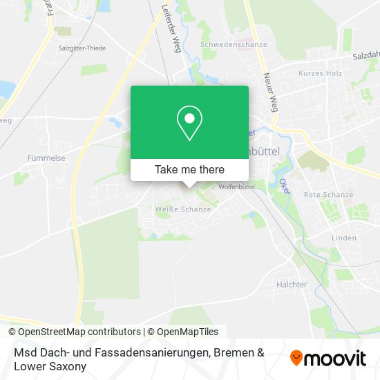 Msd Dach- und Fassadensanierungen map