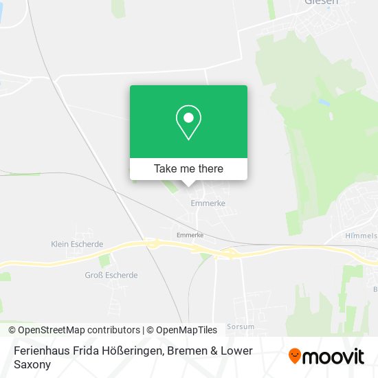 Ferienhaus Frida Hößeringen map
