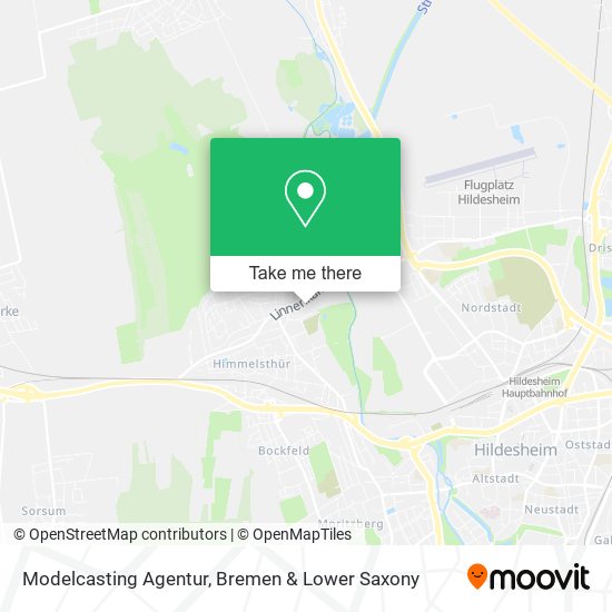 Modelcasting Agentur map