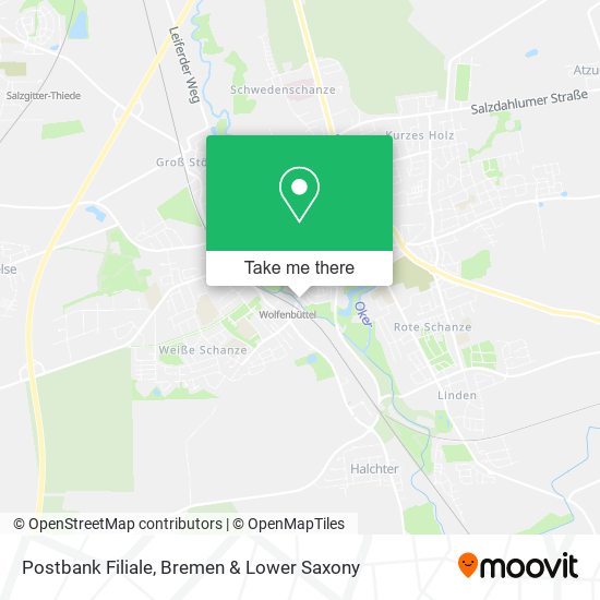 Postbank Filiale map