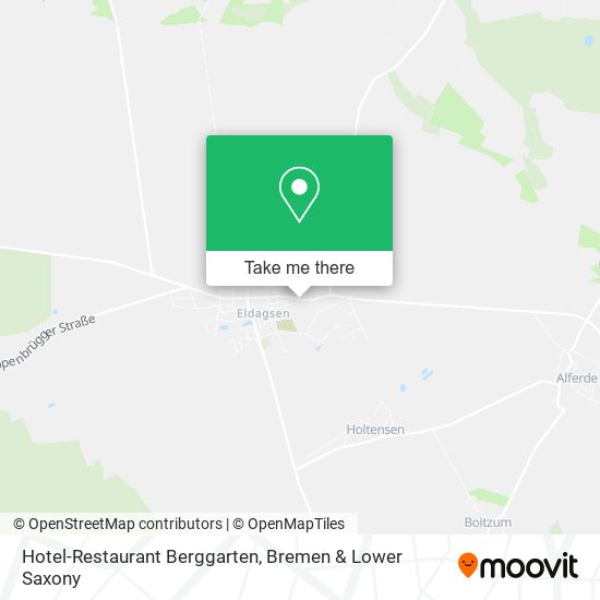 Hotel-Restaurant Berggarten map