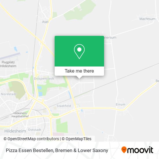 Pizza Essen Bestellen map