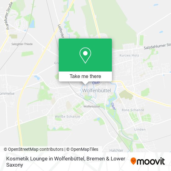 Kosmetik Lounge in Wolfenbüttel map