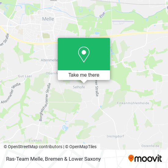 Ras-Team Melle map