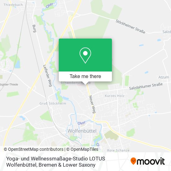 Yoga- und Wellnessmaßage-Studio LOTUS Wolfenbüttel map