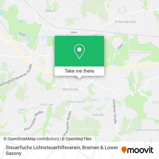 Steuerfuchs Lohnsteuerhilfeverein map