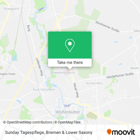 Sunday Tagespflege map