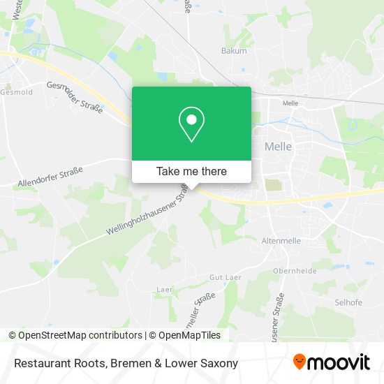 Restaurant Roots map