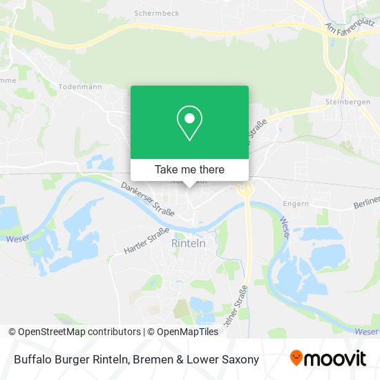 Buffalo Burger Rinteln map