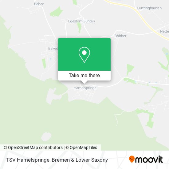 TSV Hamelspringe map