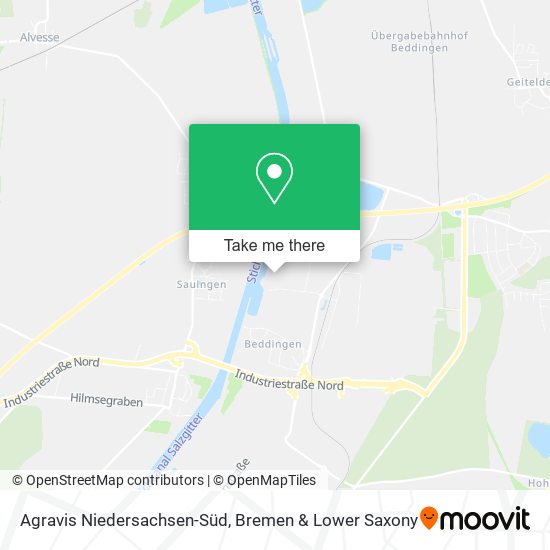 Agravis Niedersachsen-Süd map